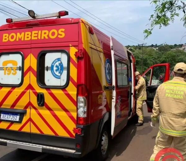 Motoboy tem pescoço enrolado por fio e fica ferido durante entrega no