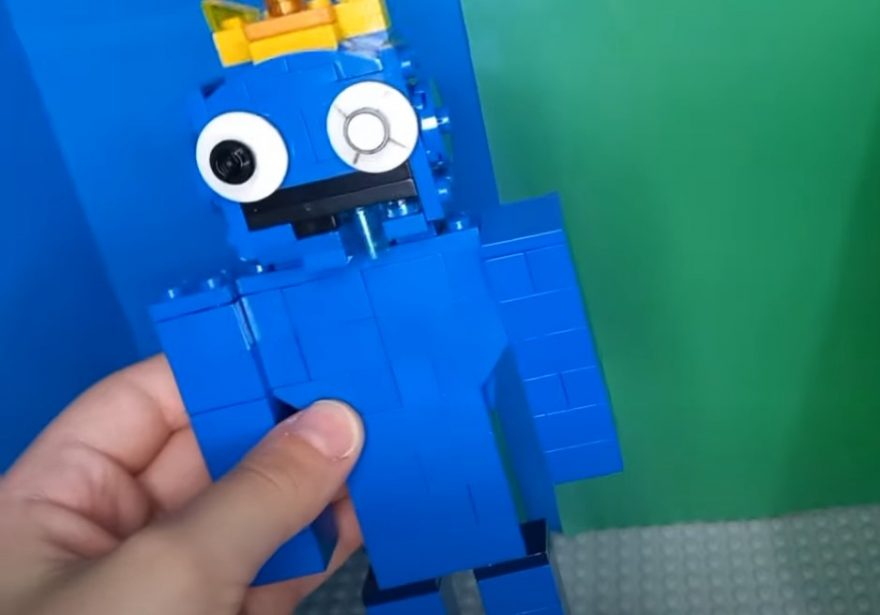 Azul Babão em forma de desenho 