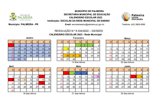 Educação Divulga Calendário Escolar Com Início Das Aulas Em 6 De